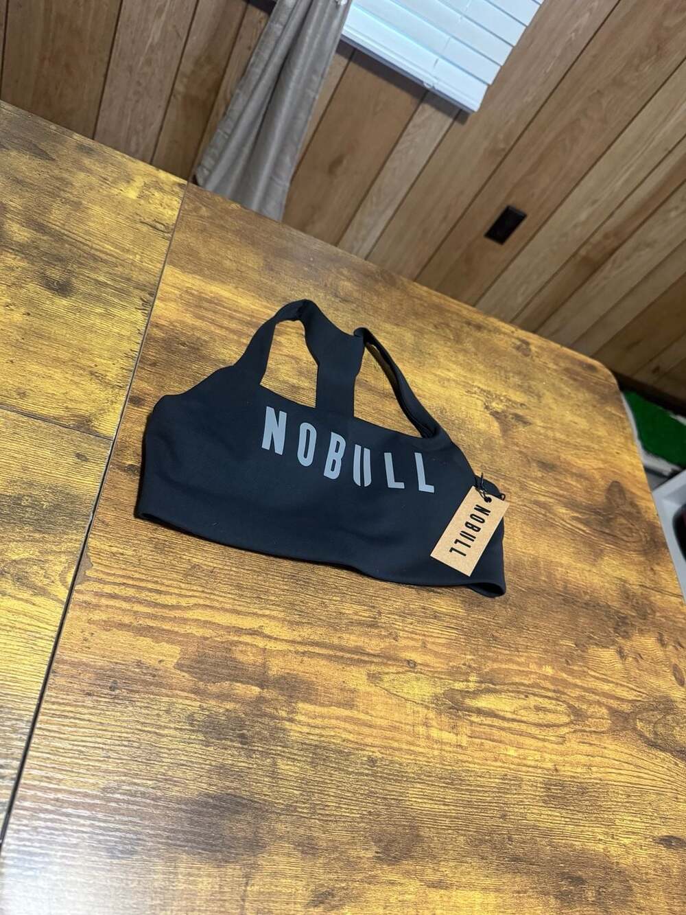 NOBULL Black RB Racerback Sports Bra Size S